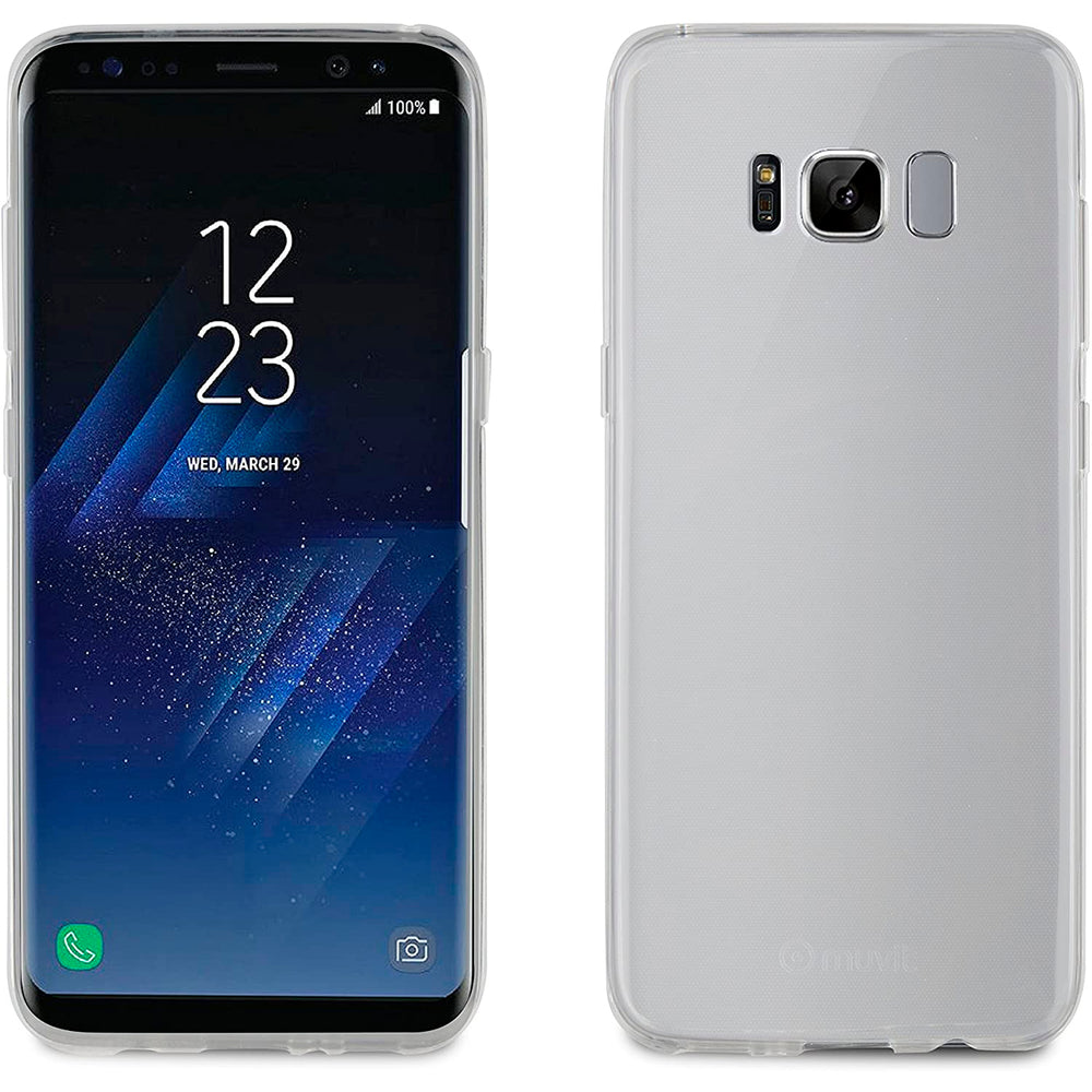 Funda Muvit Cristal Soft para Samsung Galaxy S8 Plus transparente