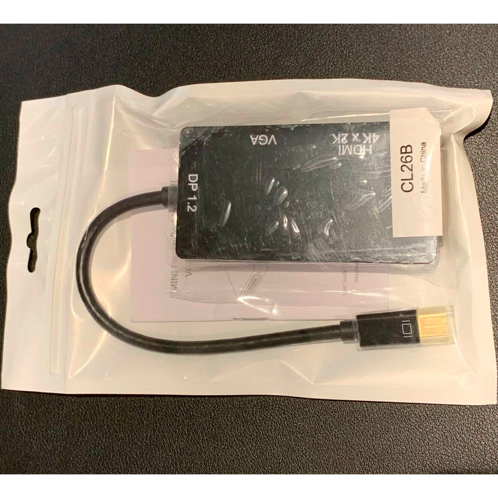 Mini Displayport 1.2 a HDMI, VGA, DVI de monitor de computadora CL26B