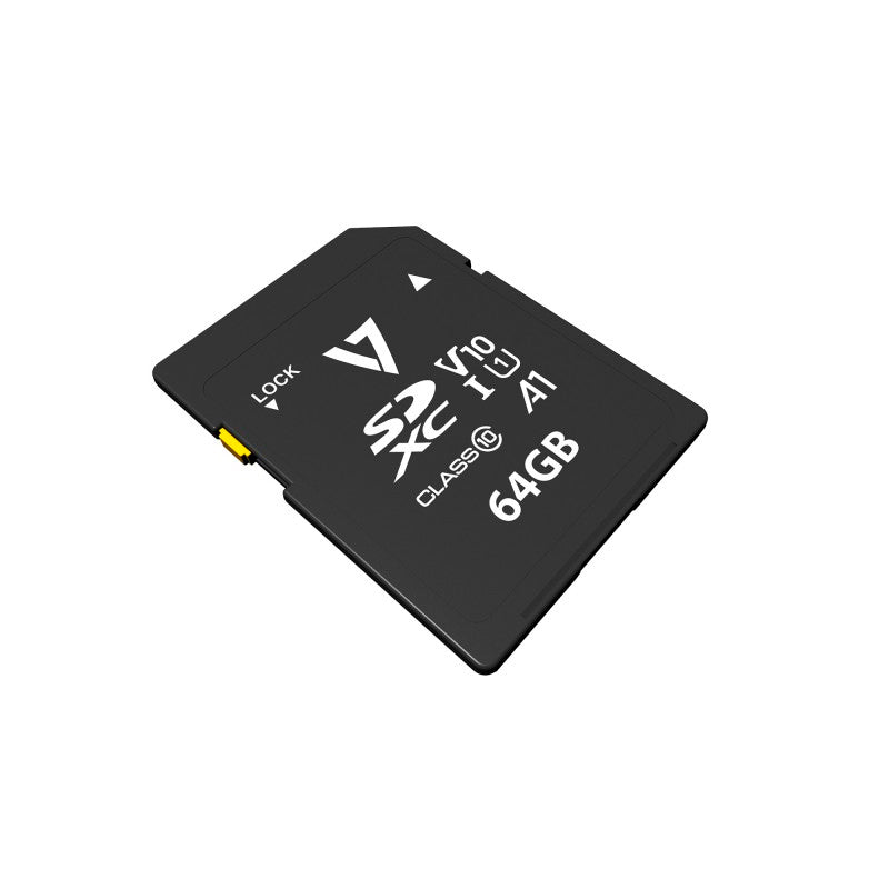 Tarjeta de memoria V7 VPSD64GV10U1 64 GB SDXC CLASE 10 negra