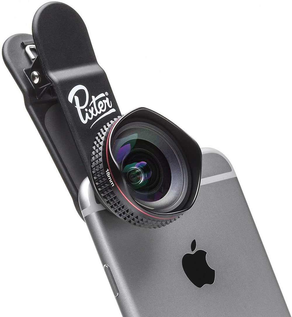 Objetivo Gran Angular Pro Pixter Grandangle compatible con todos los smartphones