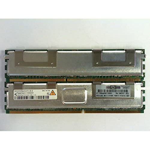 Módulo de memoria original Qimonda HYS72T256420HFA-3S-B (2X2GB) PC-5300 Usada.