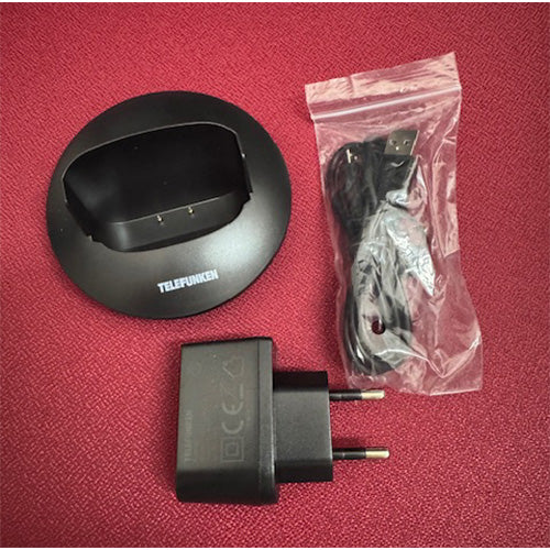 Base de carga original Telefunken para Telefunken S740/S760 + cargador