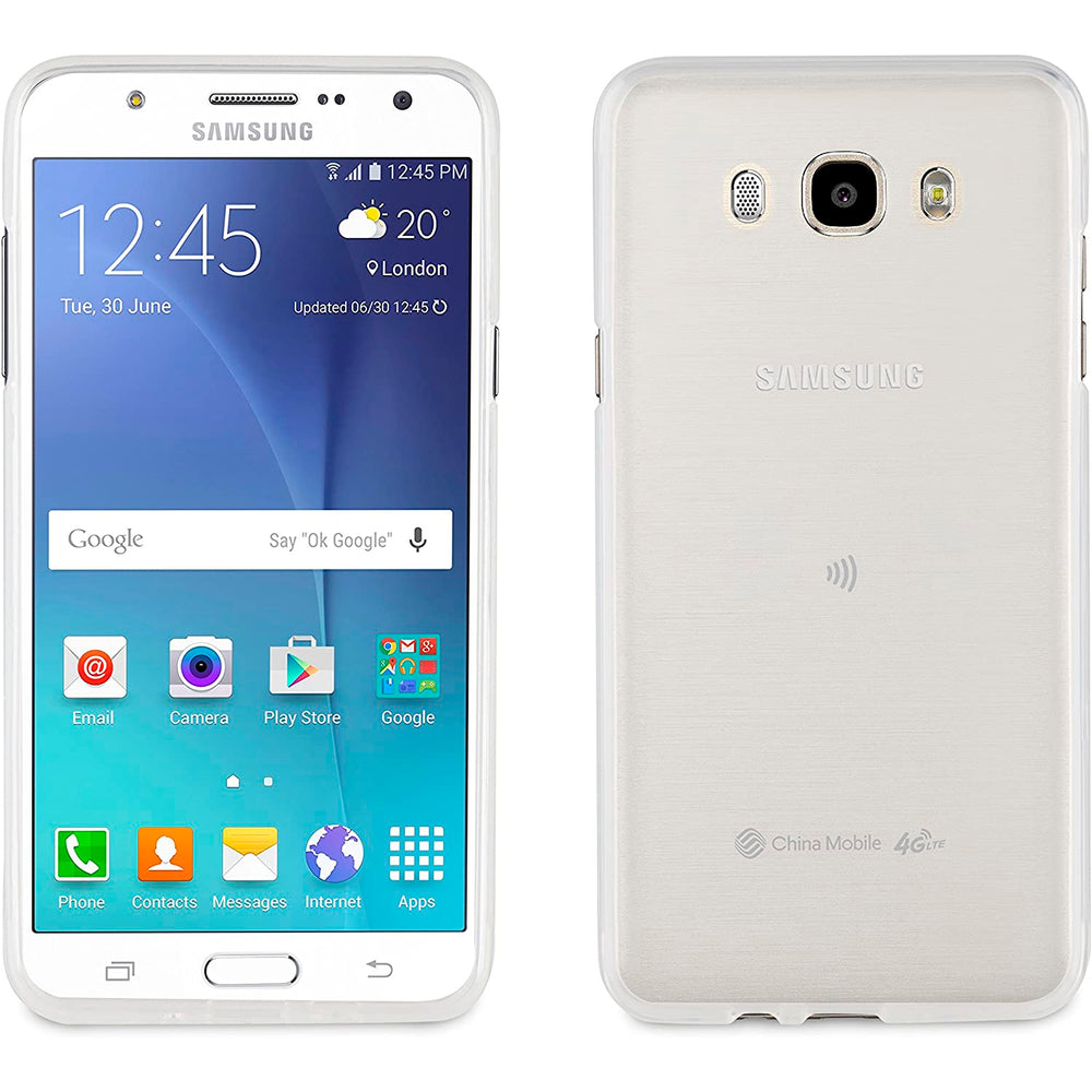 Funda Muvit Cristal Soft para Samsung Galaxy J7 2016 transparente.