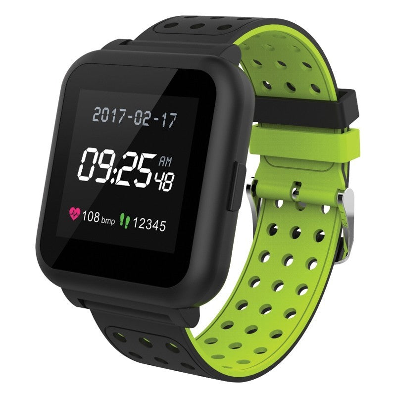 Reloj inteligente de actividad y sueño Muvit iO Trendy negro/verde (NUEVO)