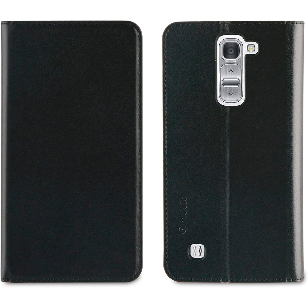 Funda Muvit Folio con Función Soporte y Tarjetero para LG M1 negro.