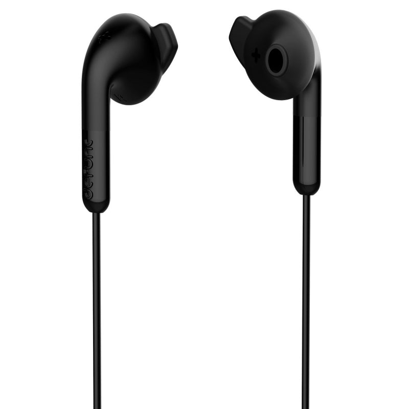 Auriculares DeFunc Basic Hybrid con cable jack 3,5mm negros
