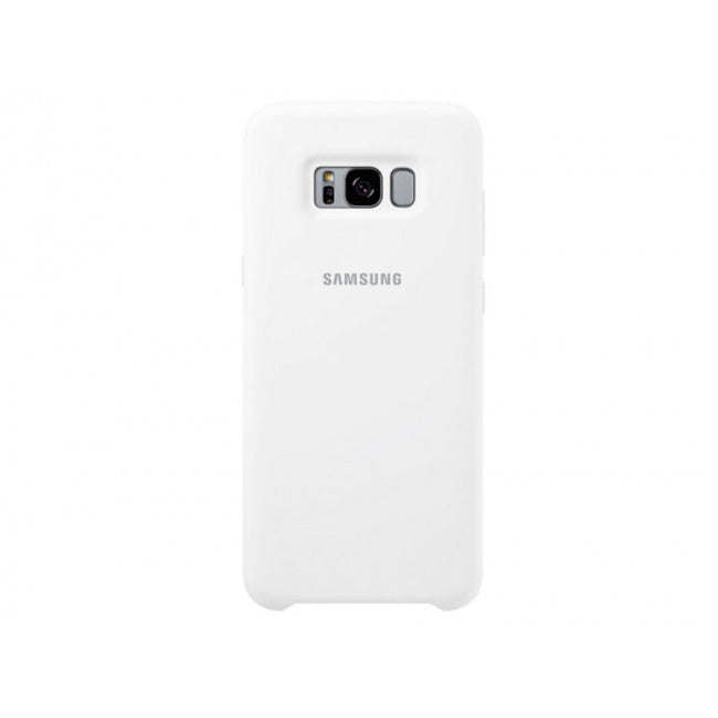 Funda original Samsung de silicona para Samsung Galaxy S8 Plus blanco