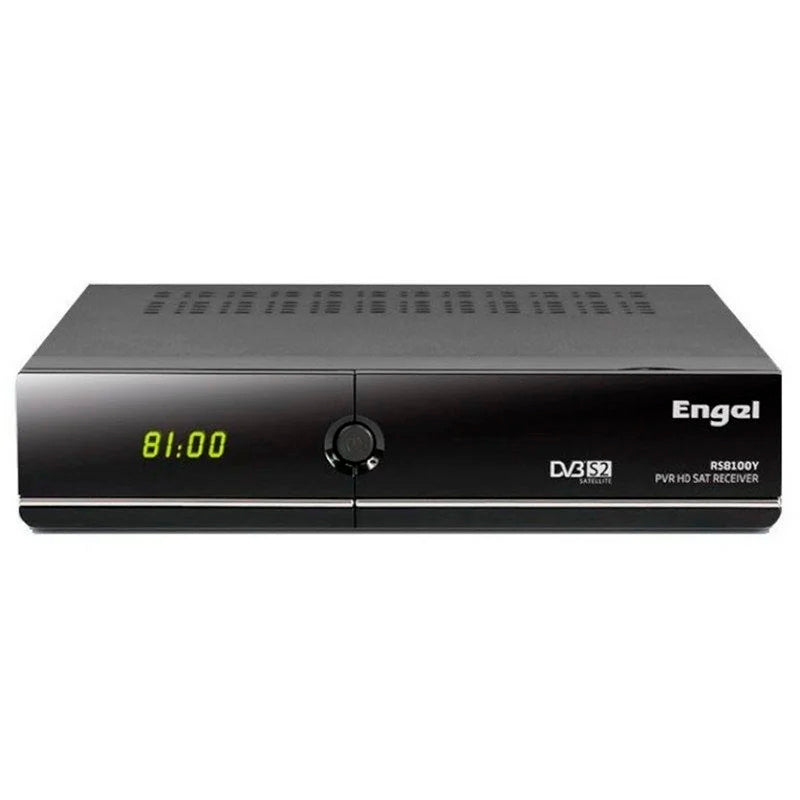Receptor TV Satélite Engel RS8100Y negro