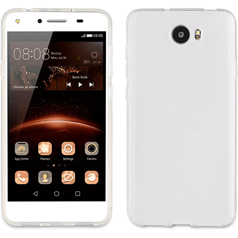 Funda Muvit Cristal Soft para teléfono móvil 5» (Huawei Y5 II) transparente.