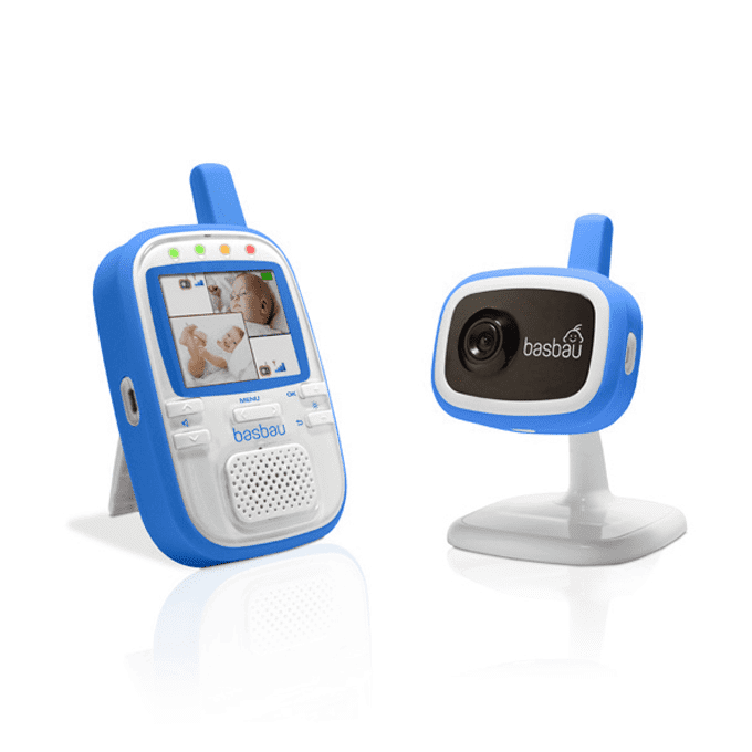 Vigilabebés Digital Basbau BB205 Azul Intercomunicador para niños y mayores