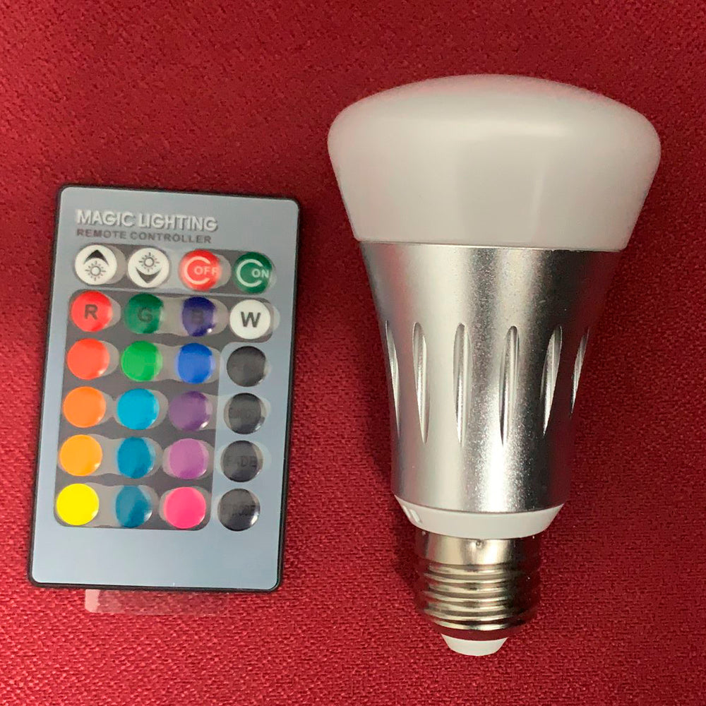Bombilla LED Light Bulb E27 con control remoto 16 Colores