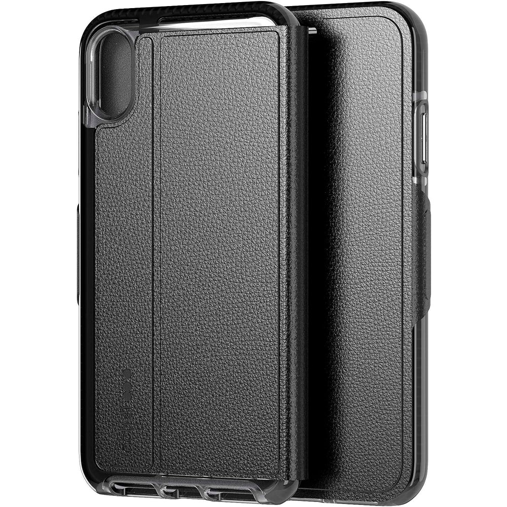 Funda Protectora Tech21 Evo Wallet con tarjetero para Apple iPhone XS MAX negro