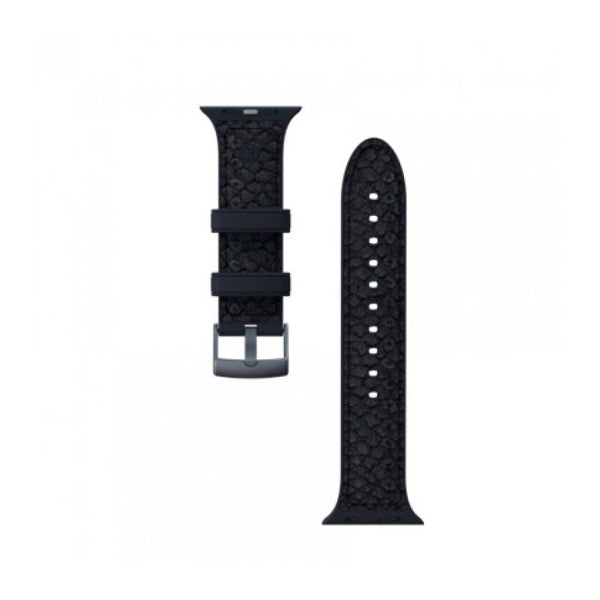 Correa Njord Vindur Gris Oscuro para Apple Watch 44/45 mm piel de salmón