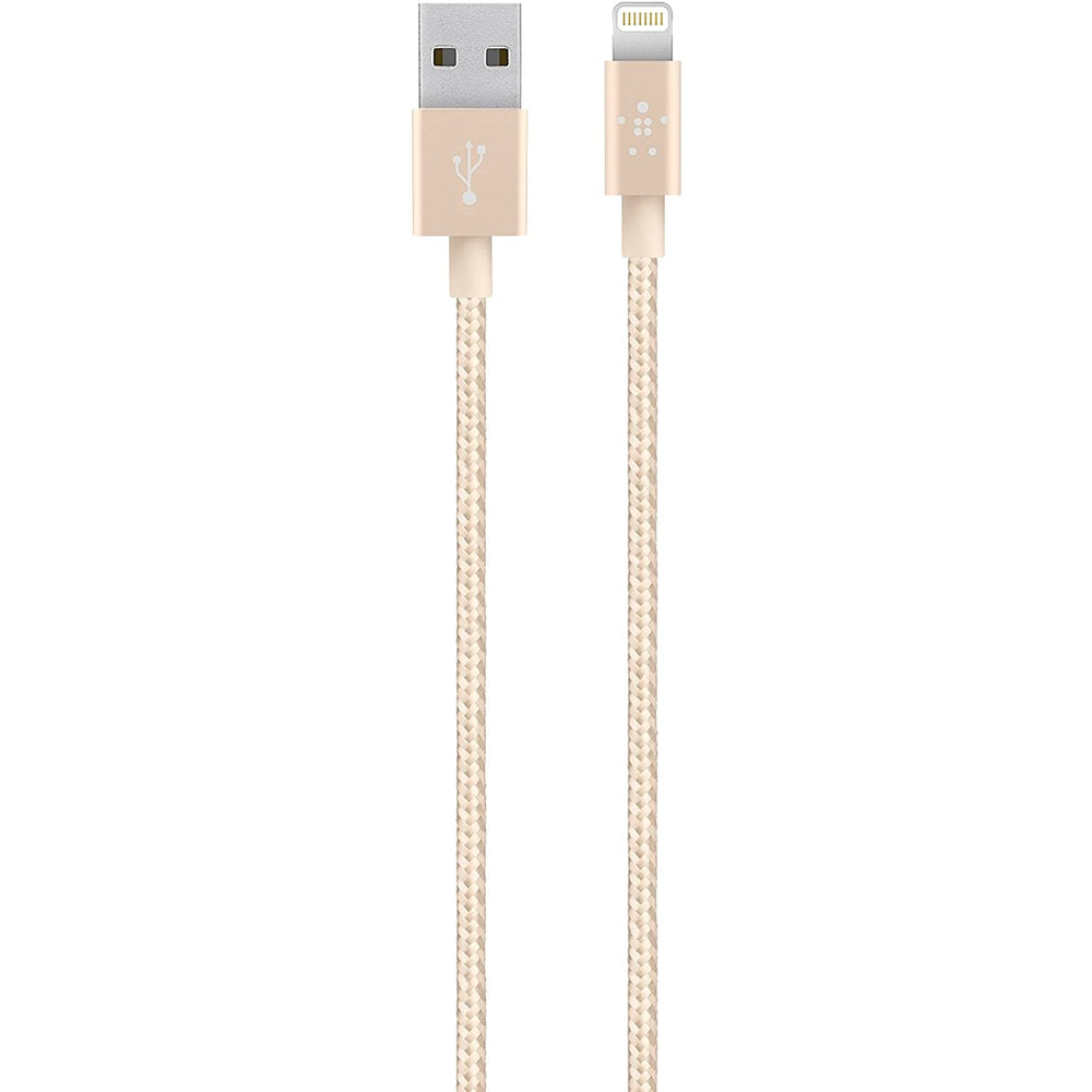 Belkin MIXIT Cable plano de Apple a USB para iPhone 1,2m oro