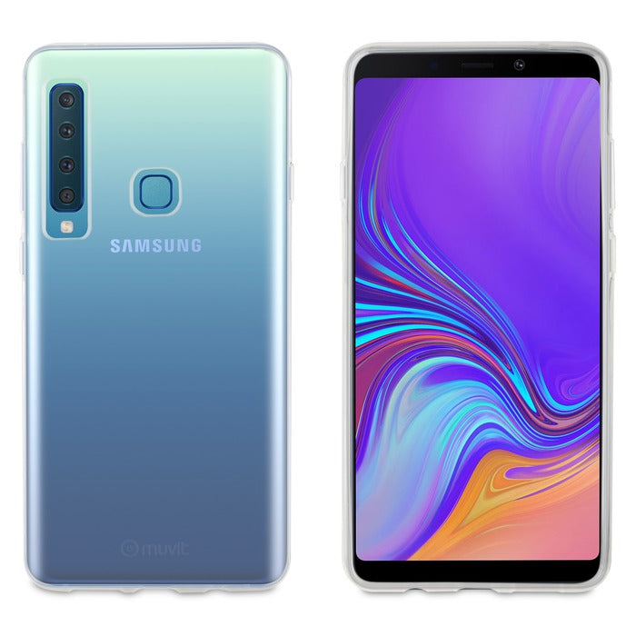 Funda Muvit Cristal Soft Samsung Galaxy A9 2018 transparente.