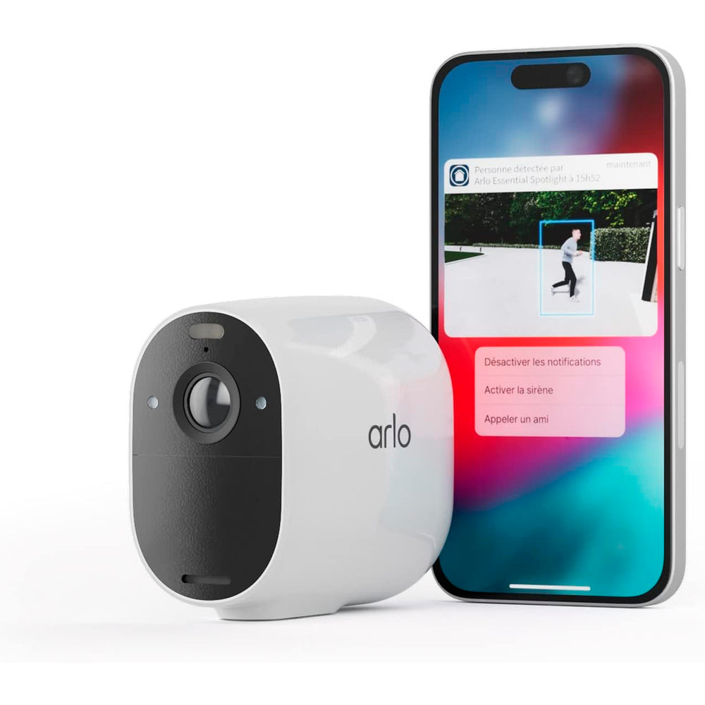 Cámara videovigilancia Arlo Essential Spotlight Wi-Fi – VMC2030 Visión Nocturna