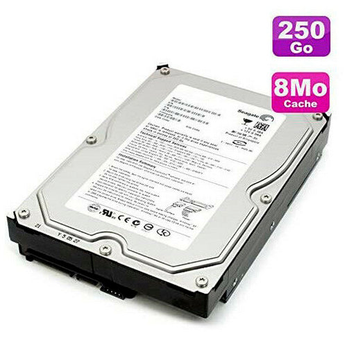 Disco Duro Seagate Barracuda ST3250310AS 7200.10 3,5» 250GB SATA 7200RPM Usado.