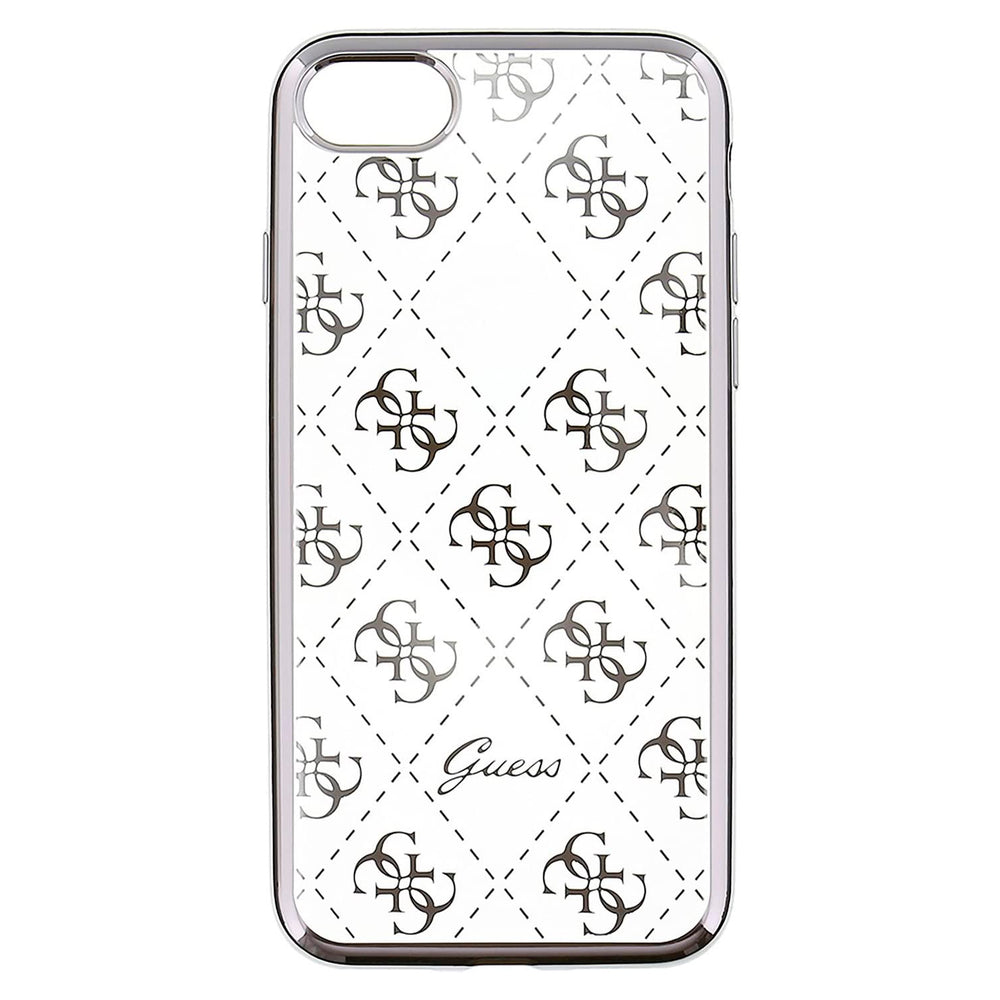 Funda Guess Signature para Apple iPhone 7 color plata