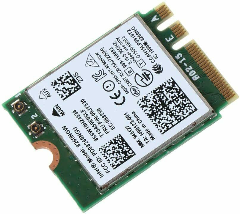 Tarjeta wireless interna Lenovo Intel 8620NGW – 00JT532.