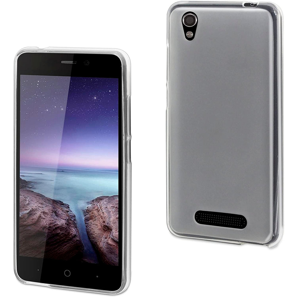 Funda Muvit Cristal Soft para ZTE Blade A452 Transparente Mate.