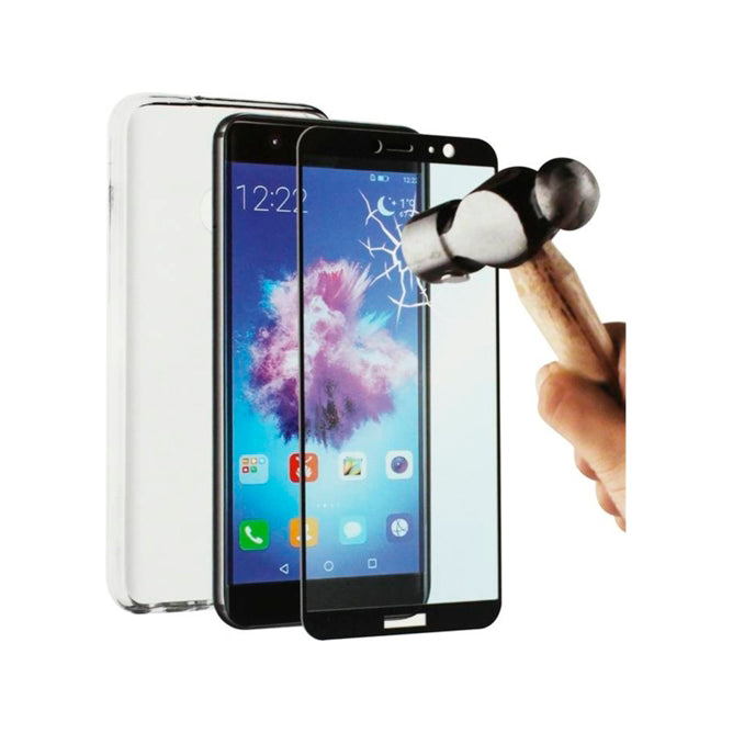 Pack Muvit Huawei P Smart funda Cristal Soft transparente+protector de pantalla