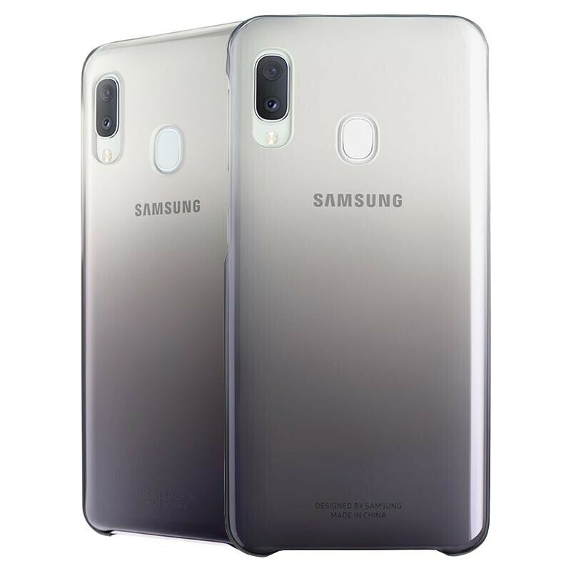 Funda original Samsung Gradation Cover negra para Samsung Galaxy A20e 2019