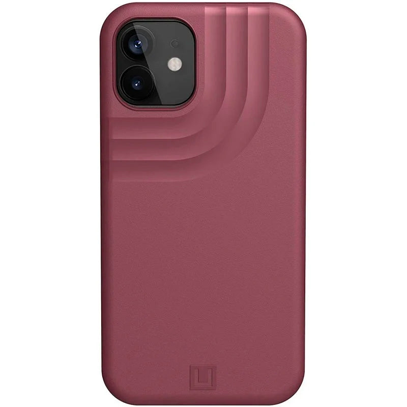 Funda Urban Armor Gear Anchor para Apple iPhone 12 Mini color berenjena