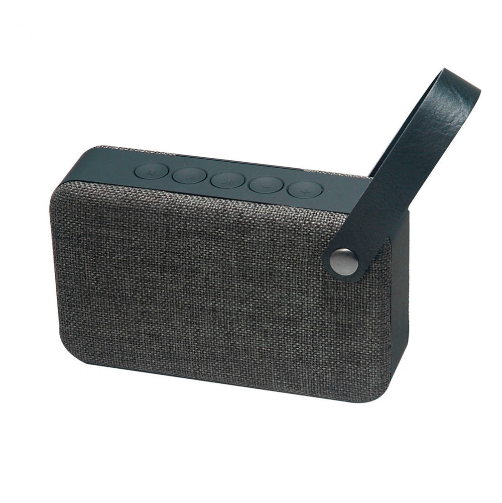 Altavoz Bluetooth con tela Muvit SD2 color gris marengo (NUEVO)
