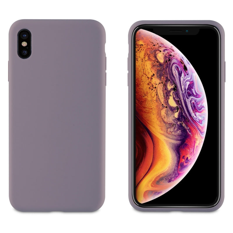 Carcasa Muvit Apple iPhone XS Max Liquid Edition lavander grey.