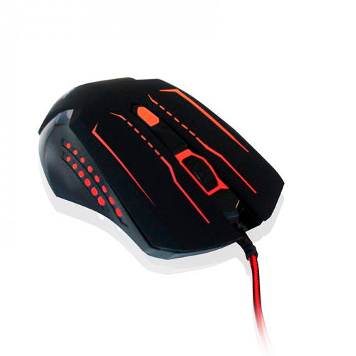 Ratón Gaming Approx APPPHANTOM retroiluminado USB 2400DPI negro.