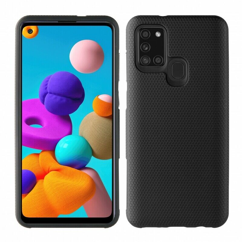 Funda Muvit Tiger Triangle para Samsung Galaxy A21S shockproof 1,2m negra(NUEVO)