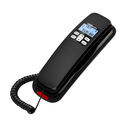Teléfono Daewoo DTC-160 color negro (NUEVO)