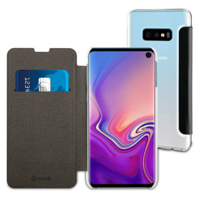Funda Muvit Folio para Samsung Galaxy S10e negra