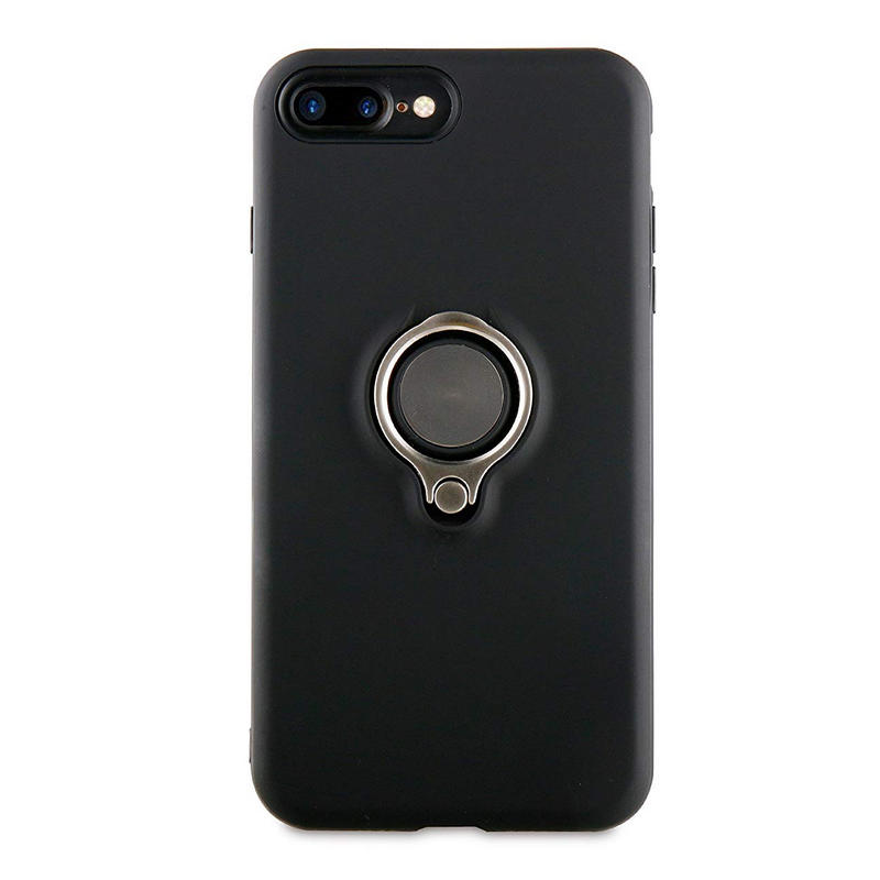 Carcasa Muvit Ring Magnética Negra para Apple iPhone 8 Plus/7 Plus.