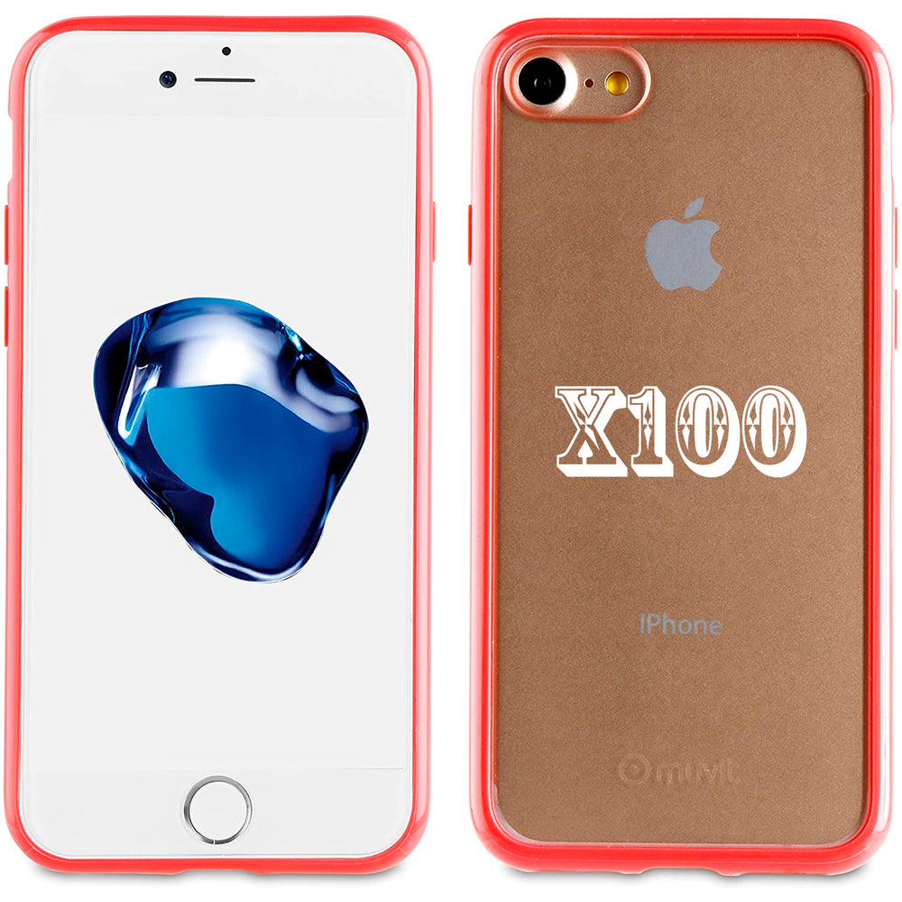 »LOTE DE 100» Fundas Muvit Cristal Soft Bump para Apple iPhone 8/7 Color Rosa