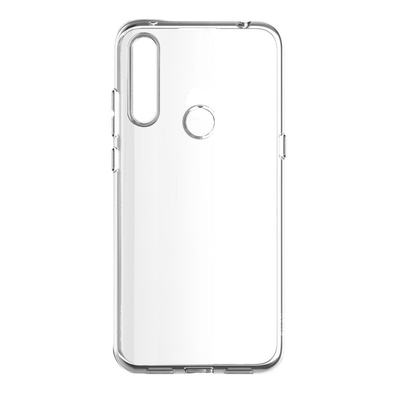 Pack Muvit Alcatel 1S 2020 Cristal Soft transparente+protector vidrio templado.