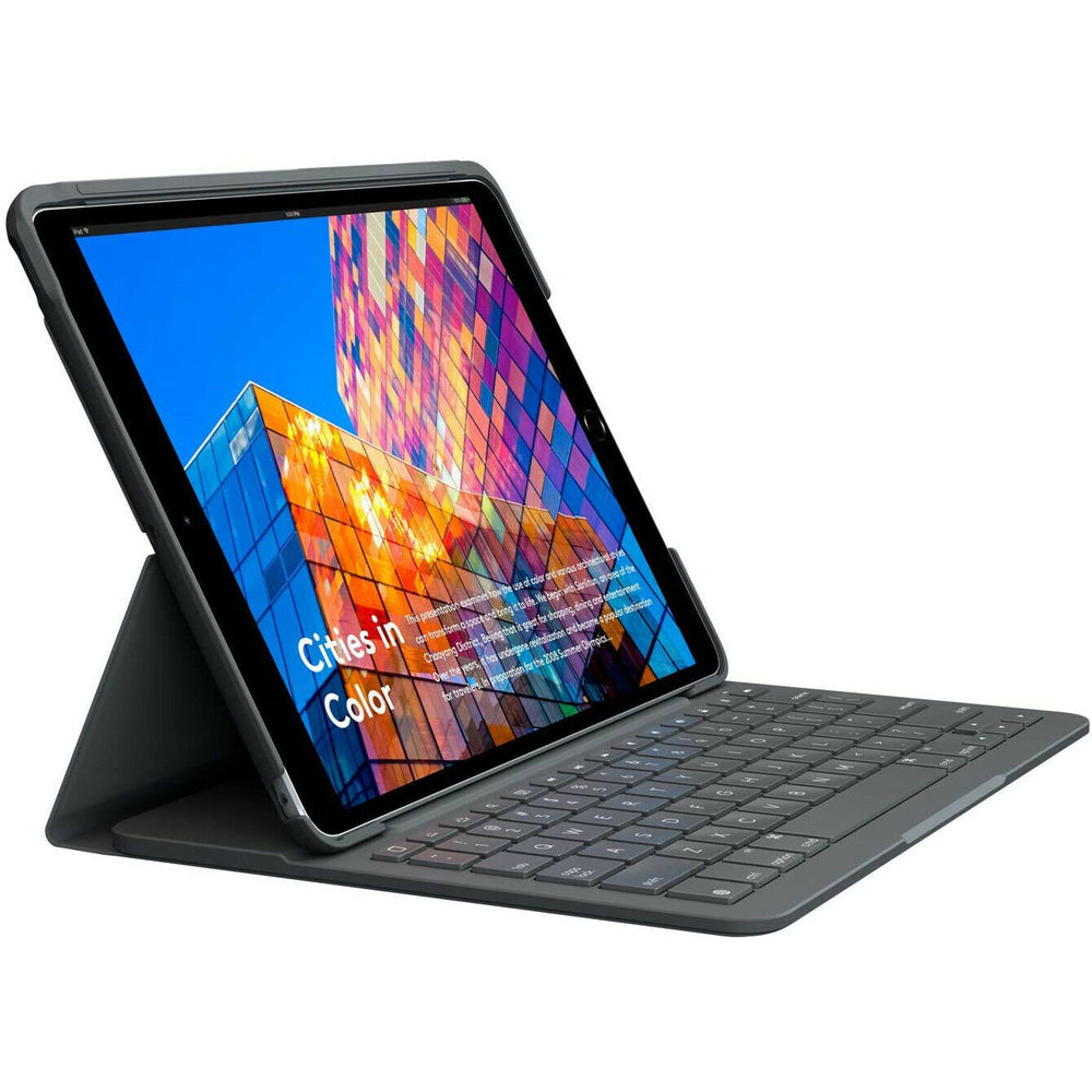 Funda Slim Folio con Teclado Logitech iPad Air (3ª generación) teclado en alemán