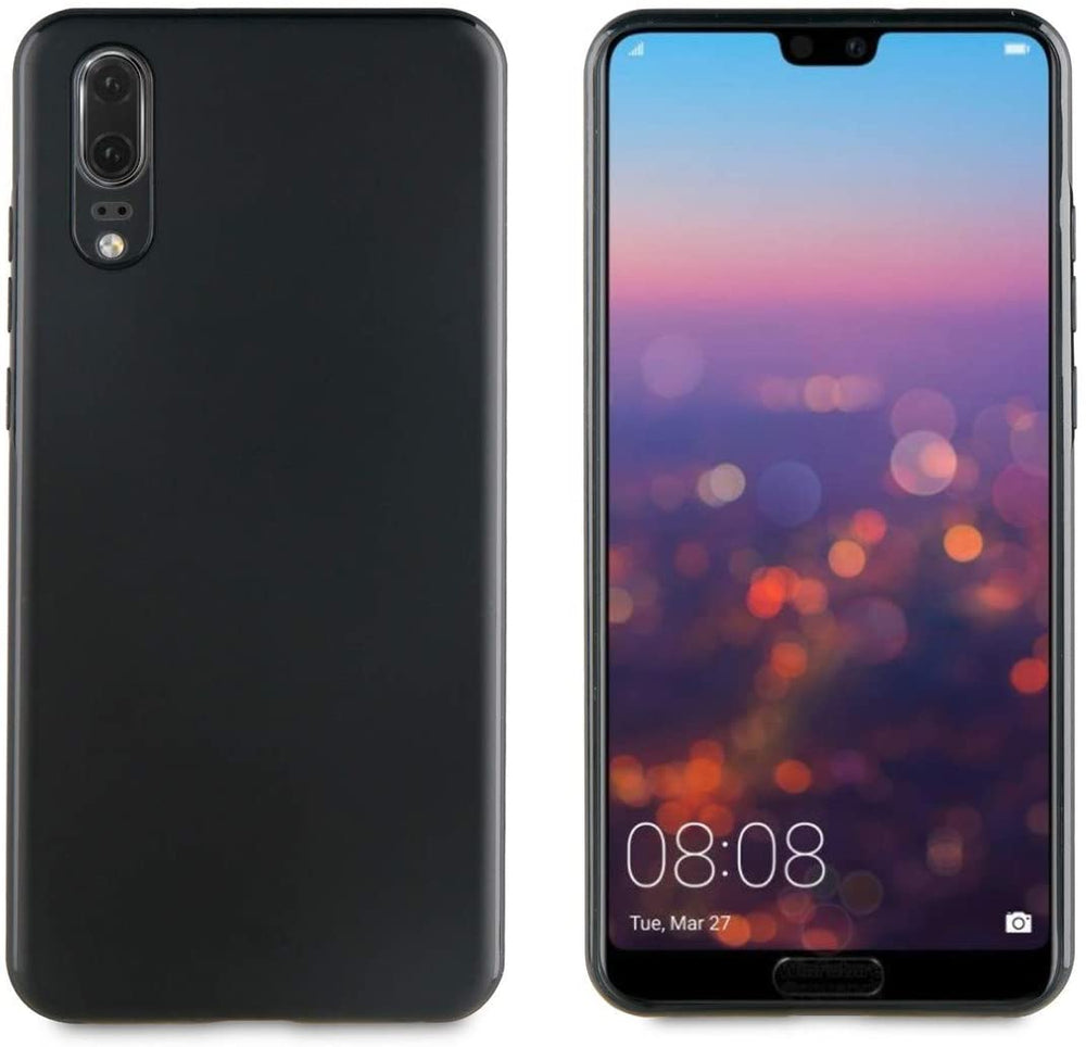 Carcasa Muvit Magnética para Huawei P20 negro.