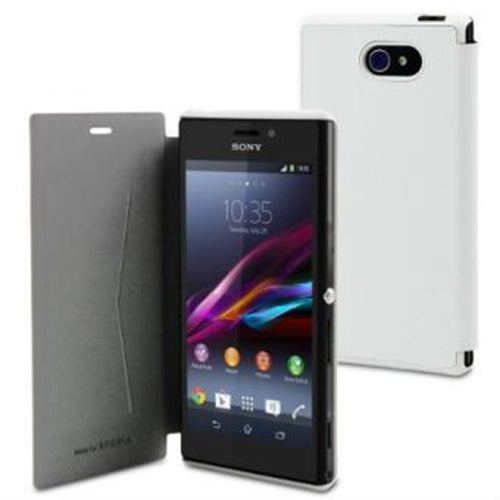 Funda Folio Made For Xperia para Sony Xperia M2 Blanco.