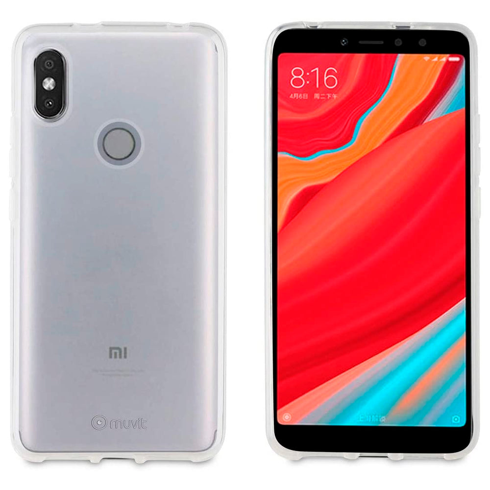 Funda Muvit Cristal Soft para Xiaomi Redmi S2 transparente.