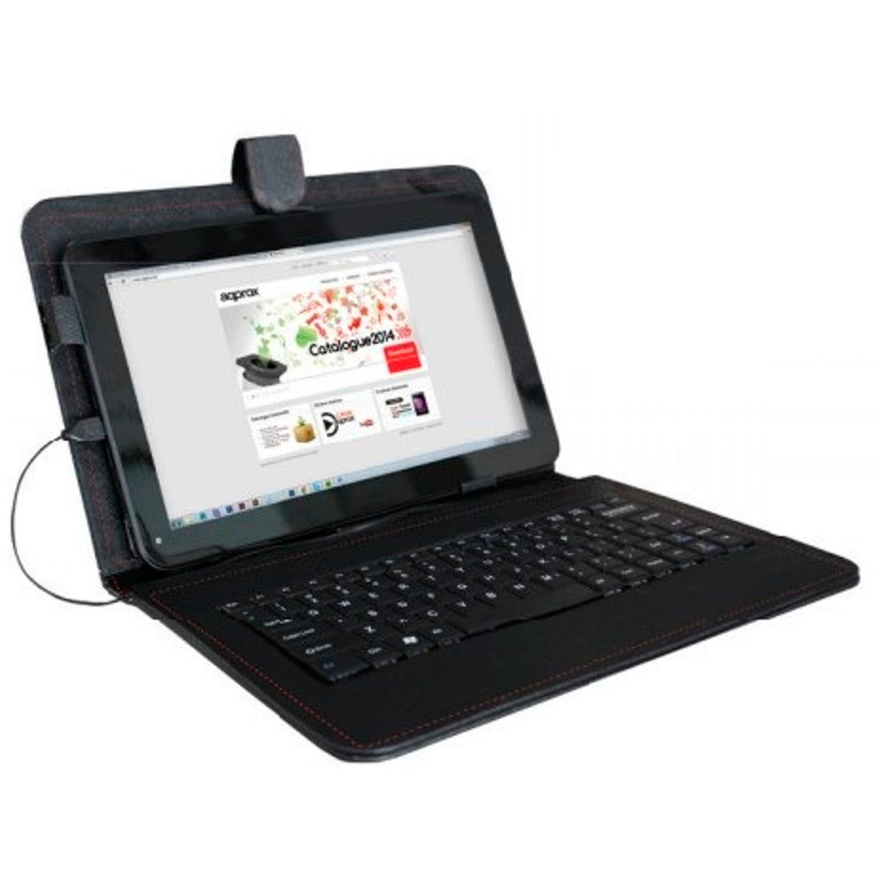 Funda con teclado para Tablet Universal 9.7 Approx APPIPCK04 Negro en español