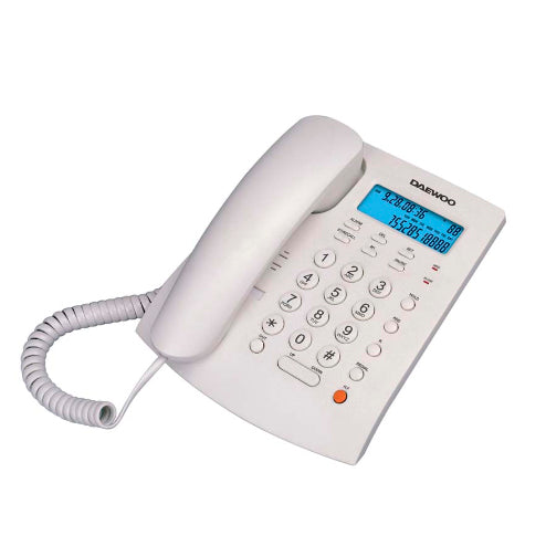 Teléfono con cable Daewoo DTC-310 Blanco (NUEVO)
