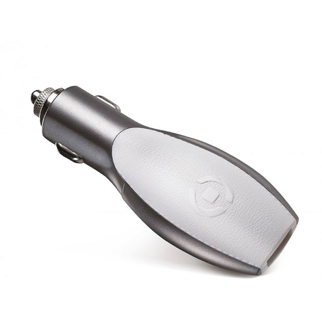 Celly Cargador coche USB 1A SCC11UWH gris.