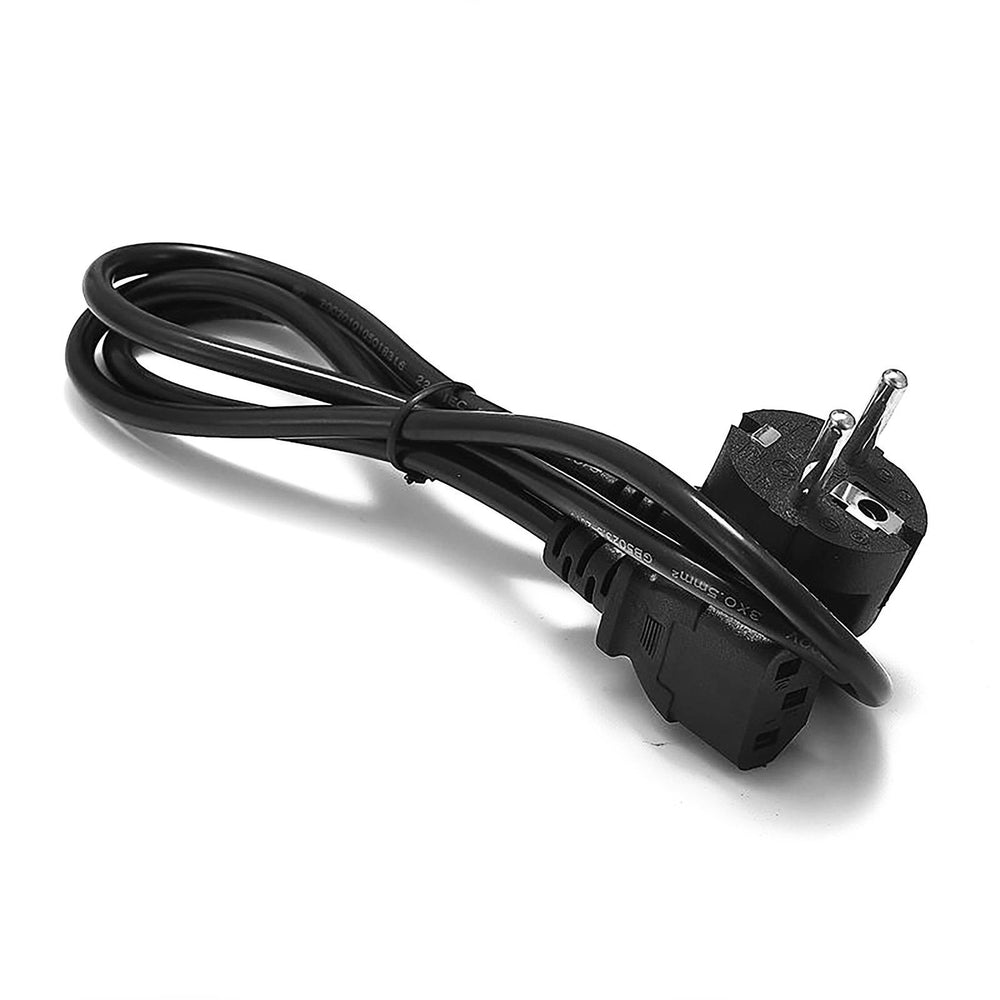 Pack de 5 Cables de 1.5 metros de corriente con 3 espigas para PC,TV,LCD,etc…
