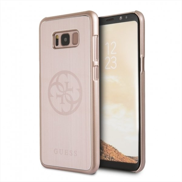 Carcasa GUESS para Samsung Galaxy S8 Plus Aluminio Rosa