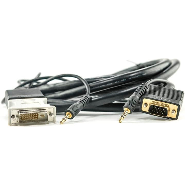 Cable adaptador Cisco CAB-DVI-VGA-8M DVI a VGA 3.5mm Audio 8m