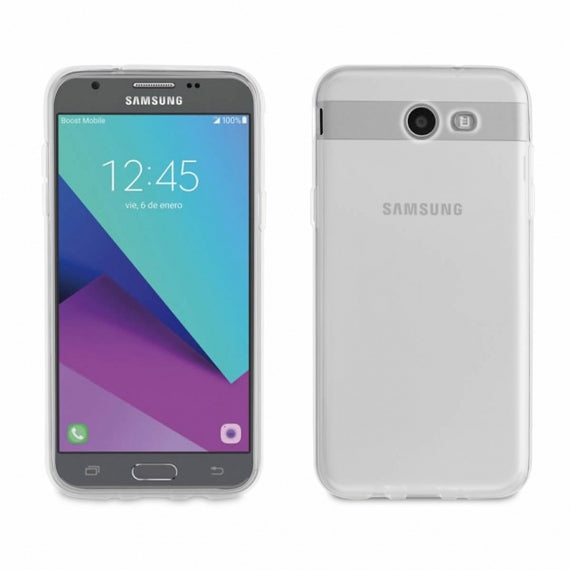 Funda Muvit Cristal Soft para Samsung Galaxy J3 2017 transparente.