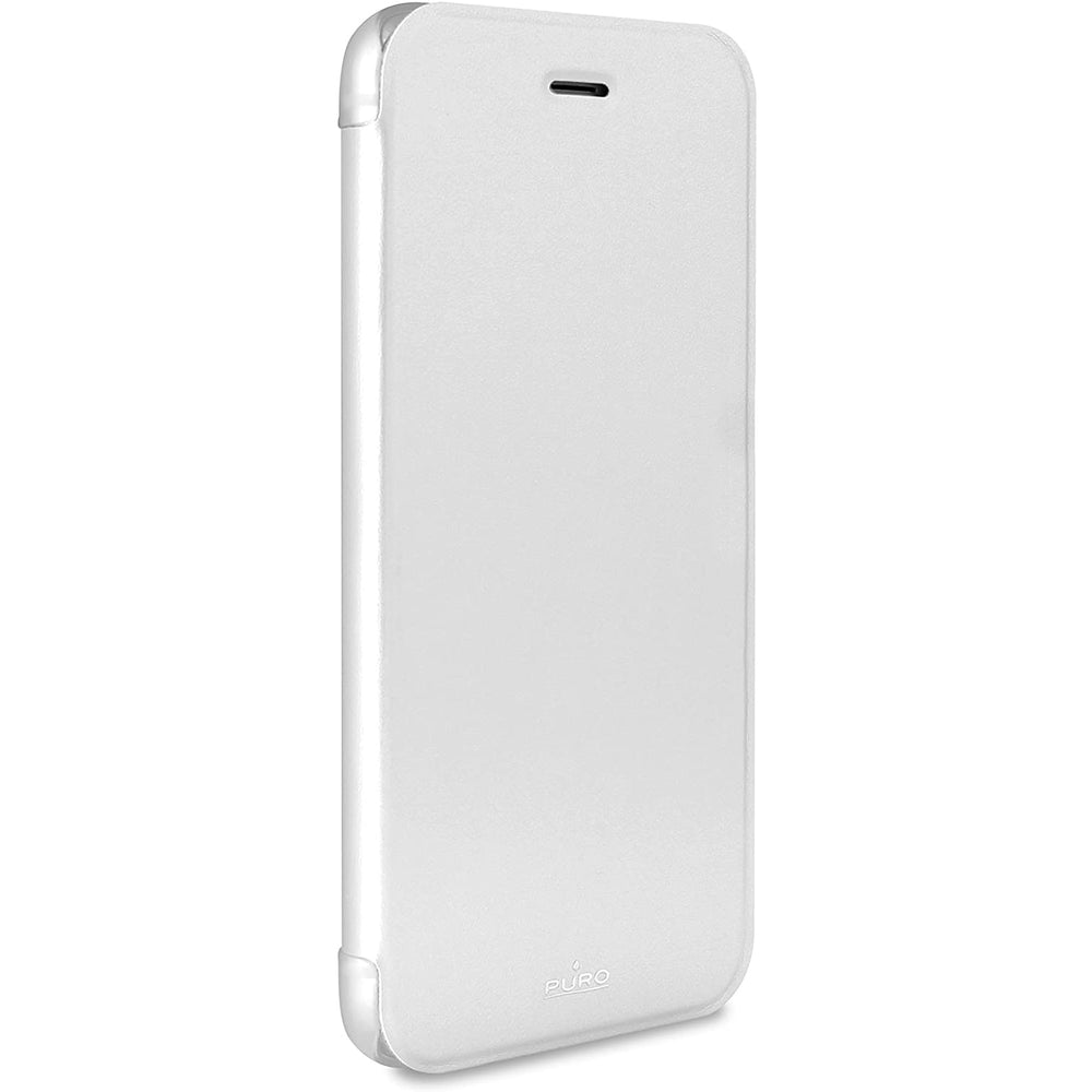 Funda Puro Booklet con carcasa trasera y tarjetero para Apple iPhone 6 blanco.