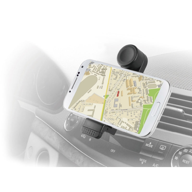 Soporte de Coche Muvit universal salida de aire rotativo 360. Hasta 6″- 87mm