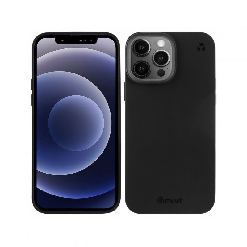 Funda Muvit for Change para Apple iPhone 13 Pro Max recycletek negra